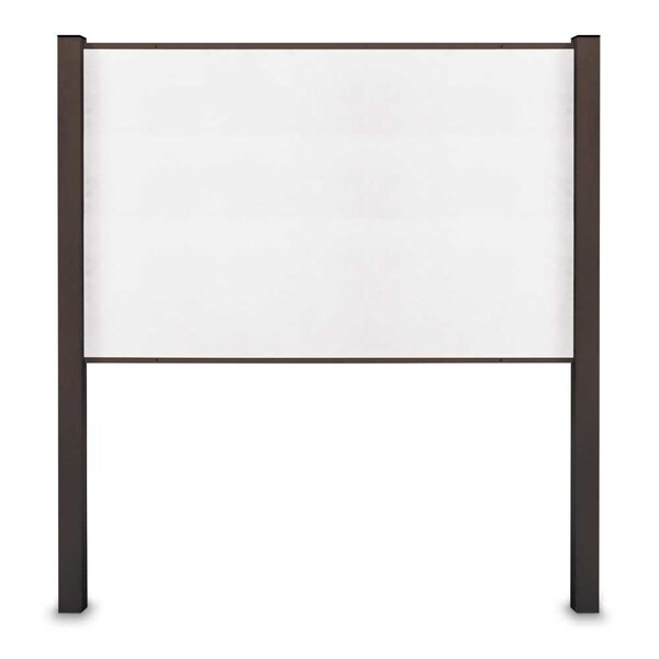 Corkboard, Fbrc, 3 Door, Satin/Amthy, 72x48"
